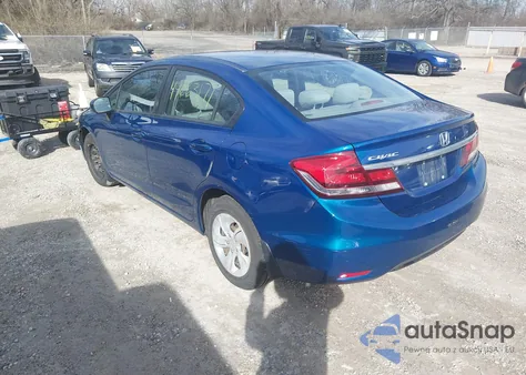 2014 Honda Civic Lx из США, поврежденный, VIN 19XFB2F5XEE035677